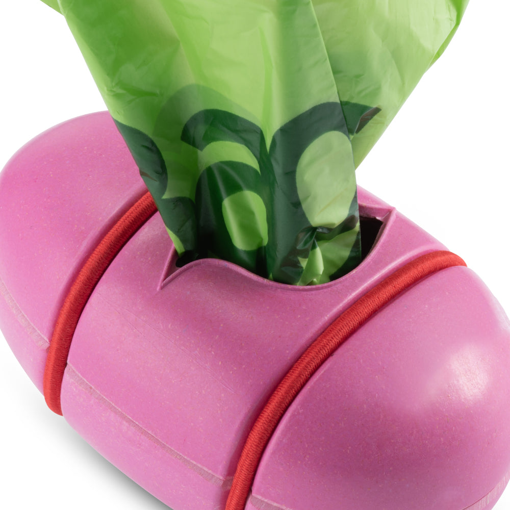 Happy Town Pets Beco bamboo pocket poop dispenser pink (6632889417889)