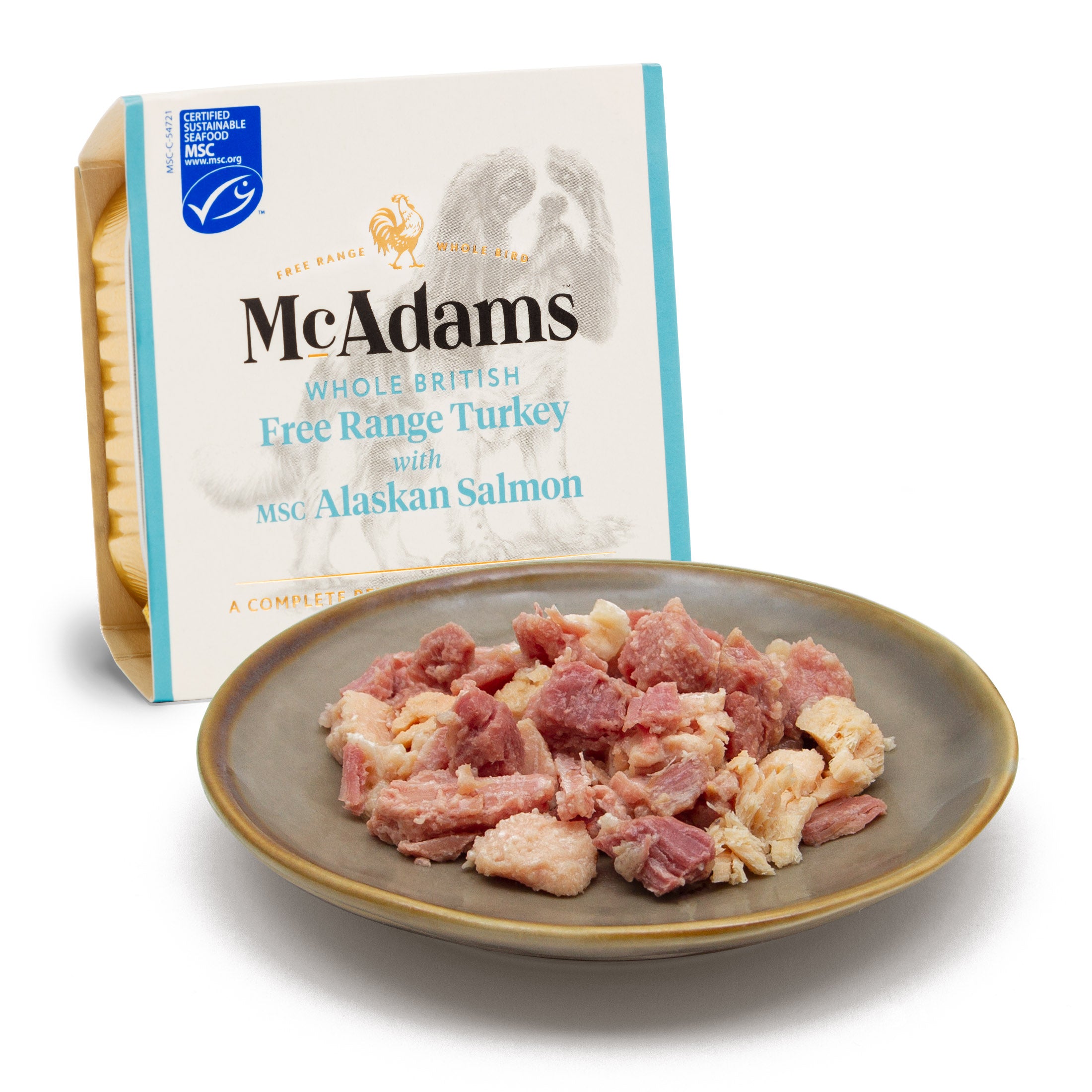 McAdams Free Range Turkey  with Alaskan Salmon Wet Dog Food 150g (7557549195506)