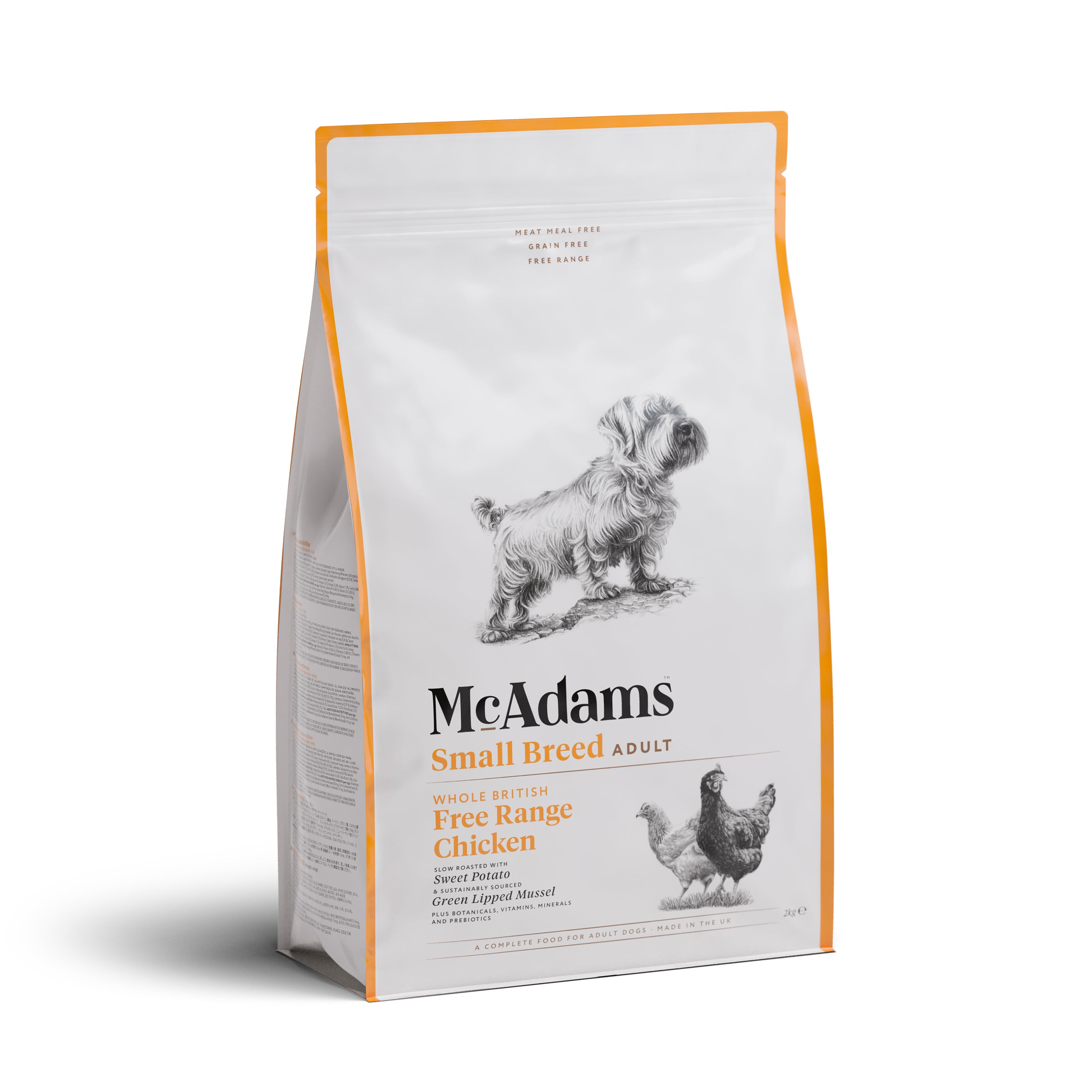 McAdams Small Breed  Free Range Chicken Dry Dog Food (7542214131954)