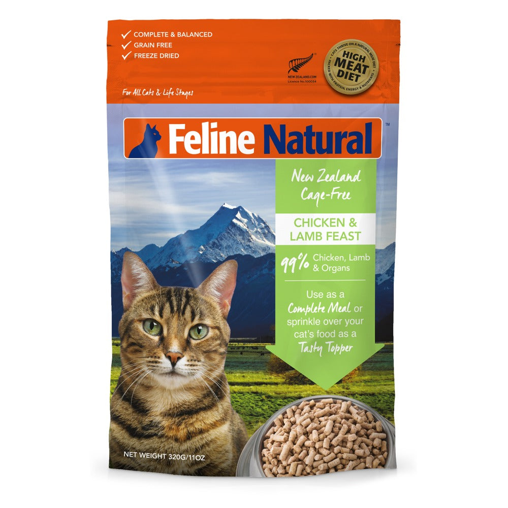 Feline Natural Chicken & Lamb Feast Freeze Dried for Cats (6966169731233)
