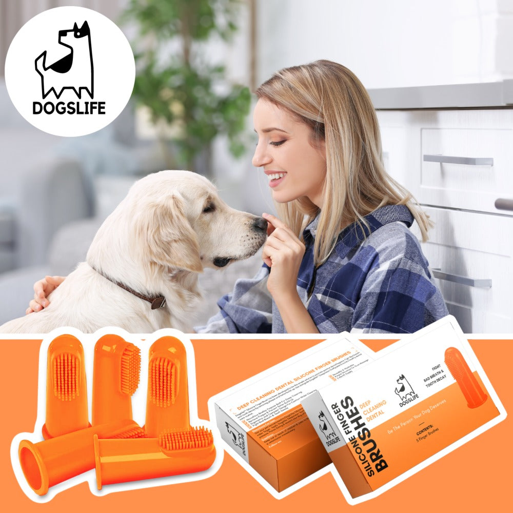 Dogslife Silicone Finger Toothbrushes (7776415514866)