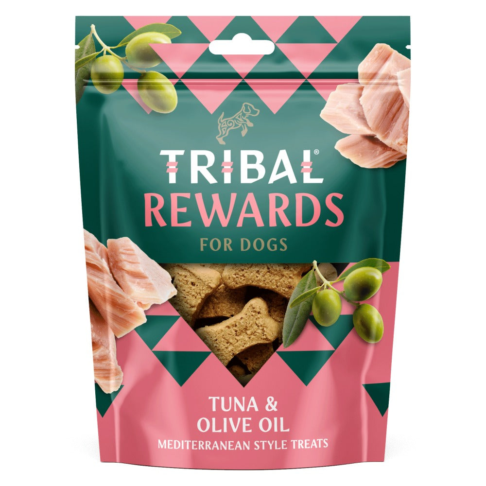 Tribal Rewards Tuna & Olive Oil Dog Treats 125g (7864750637298)