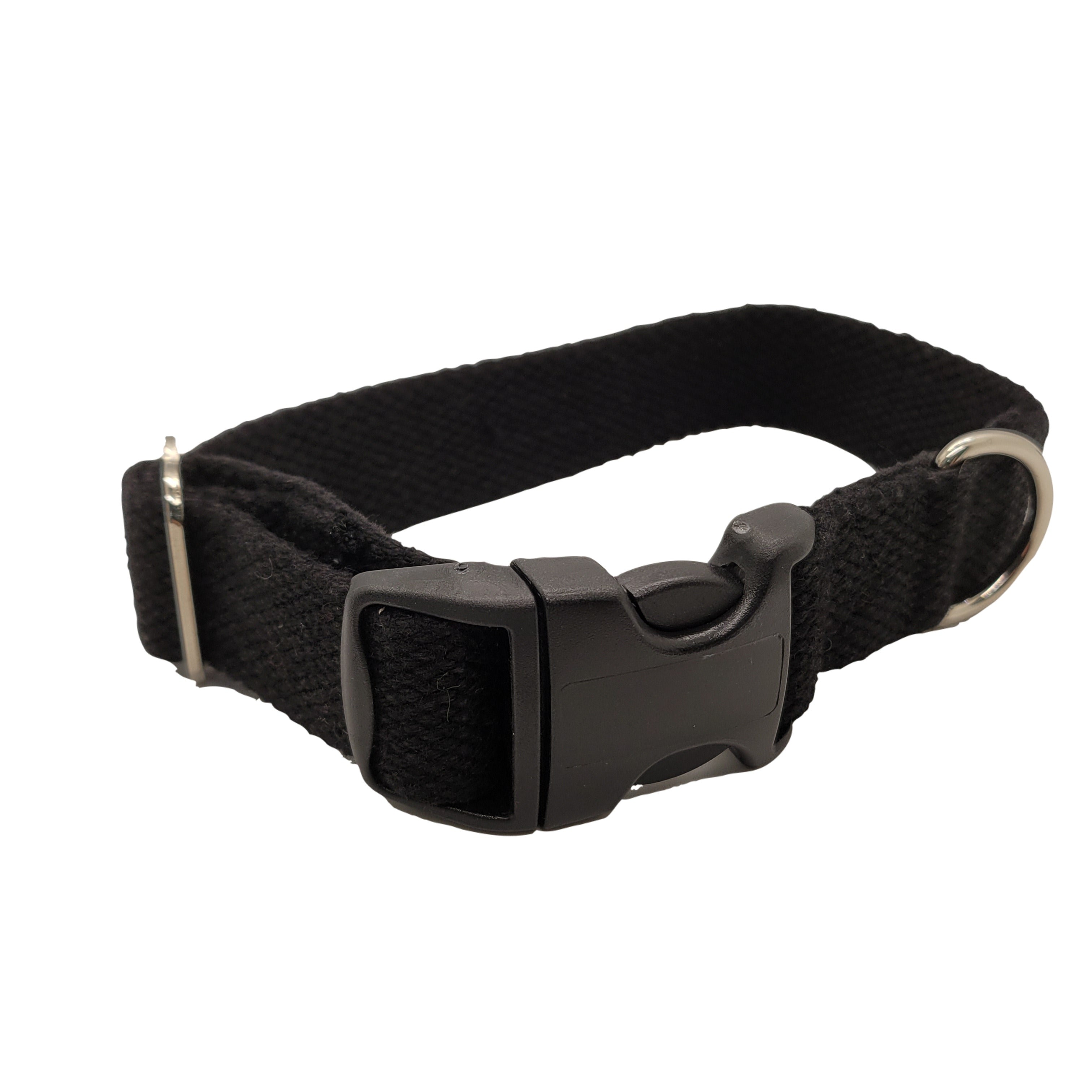 Adjustable Hemp Collar - Black Ash (6741608923297)