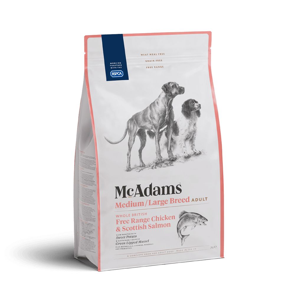 McAdams Large Breed Free Range Chicken & Salmon Dry Dog Food (7542231728370)