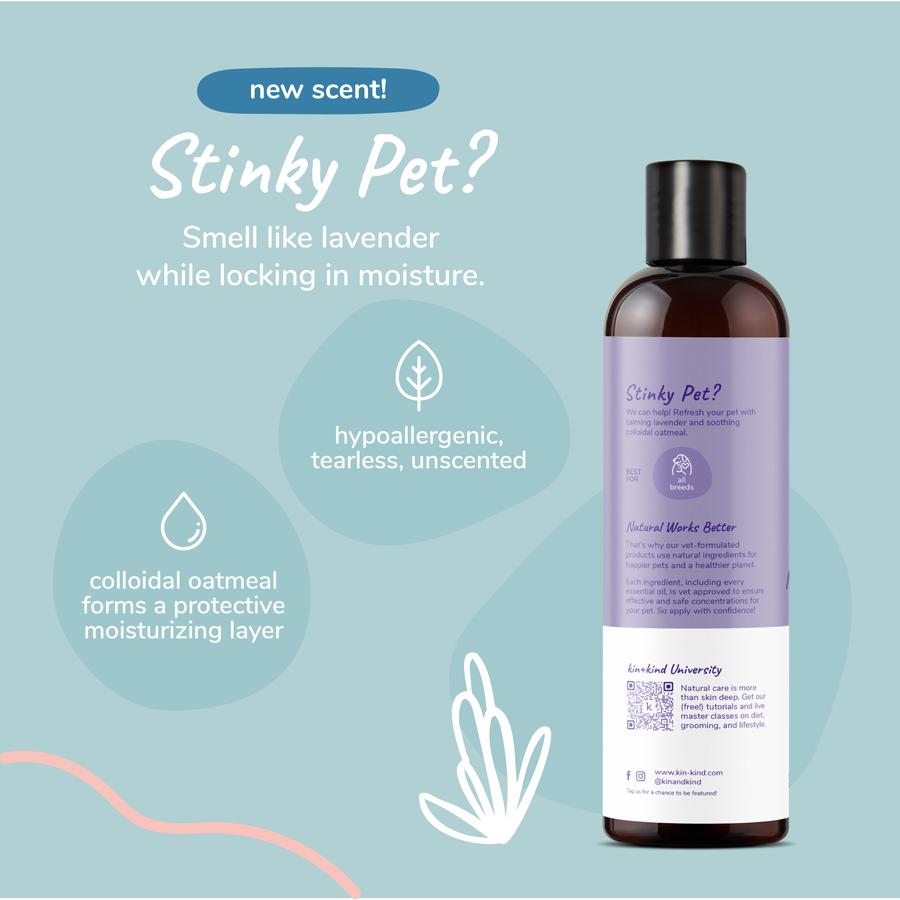 Oatmeal Natural Shampoo - Lavender for Dogs & Cats (6856086618273)