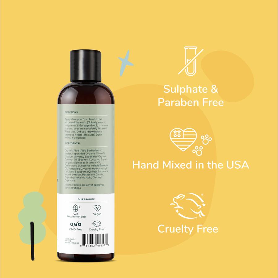 Dry Skin & Coat Natural Shampoo - Cedar for Dogs (6856121057441)