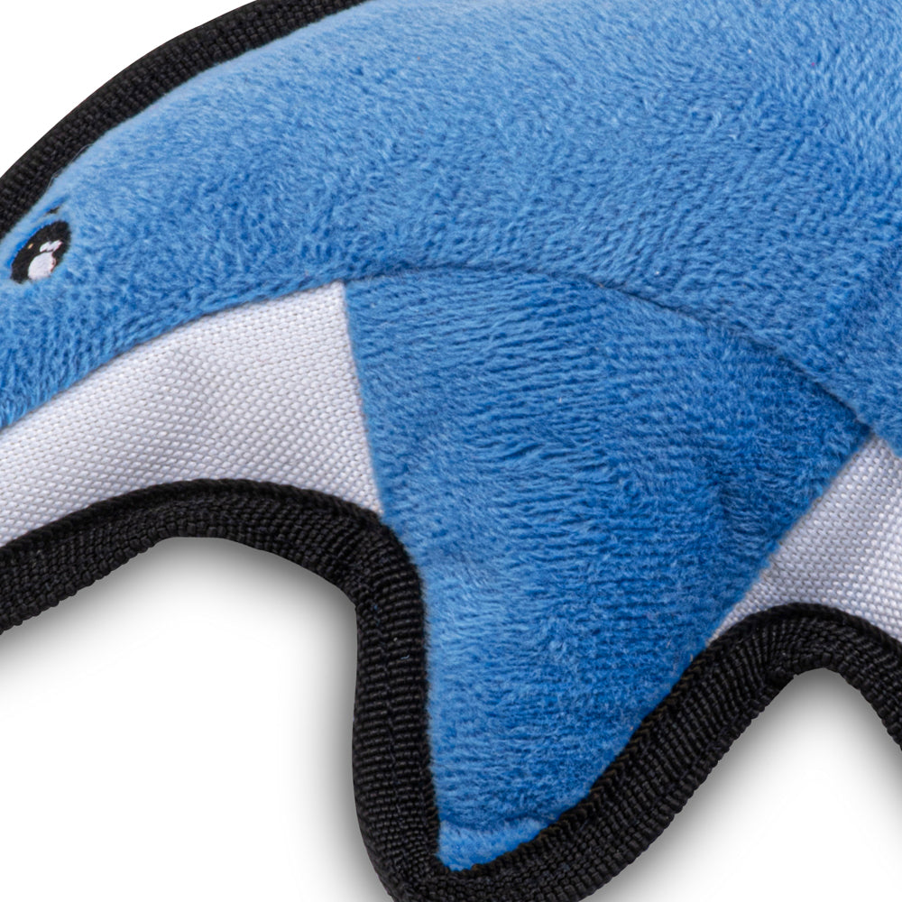 Rough & Tough Recycled Plastic Dolphin Dog Toy (6869486043297)