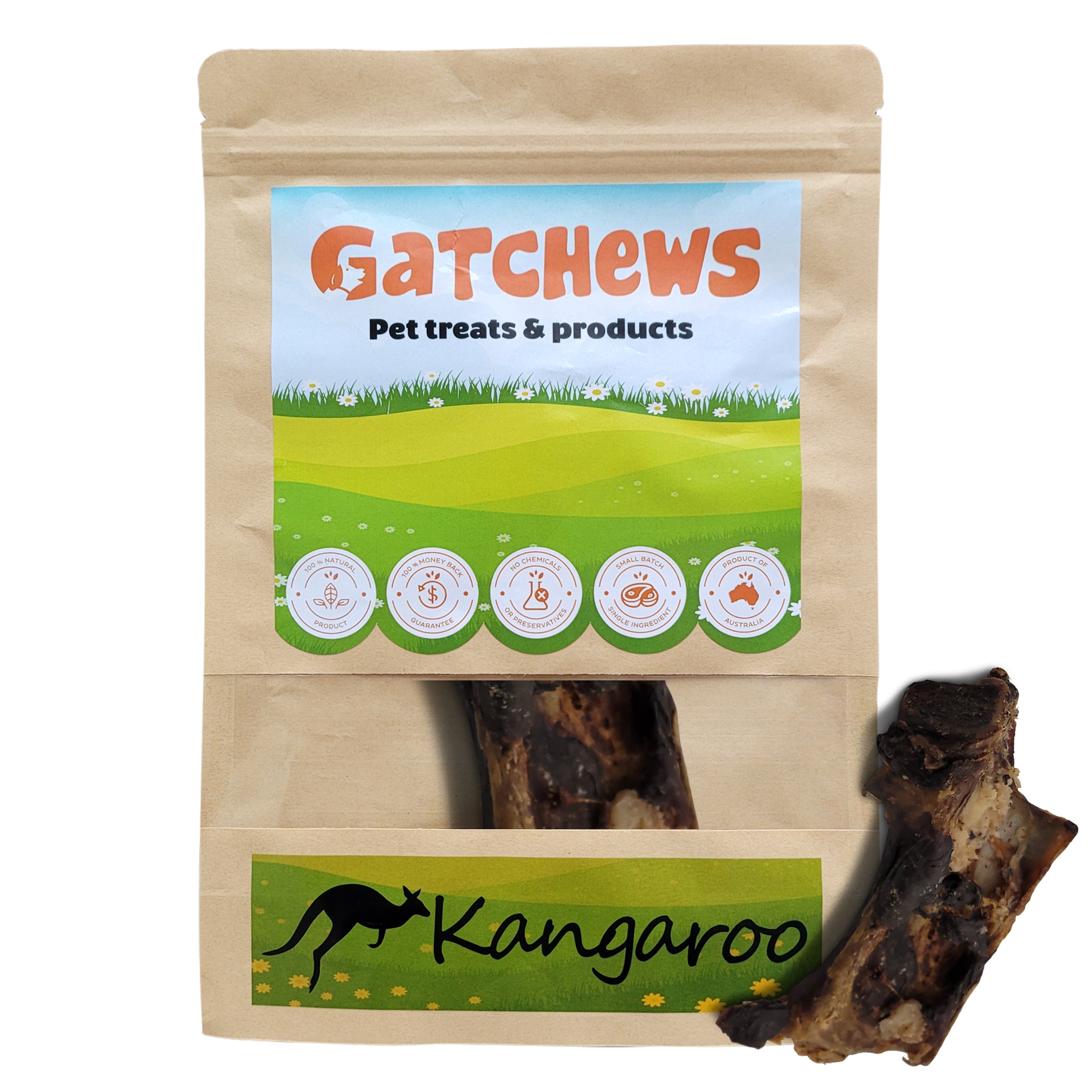 Happy Town Pets Kangaroo chop chews & treats package (6570211868833)