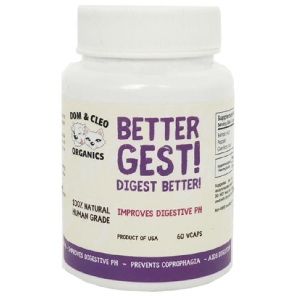 Dom & Cleo Better Gest For Dogs & Cats 60 gelcaps (7432410857714)