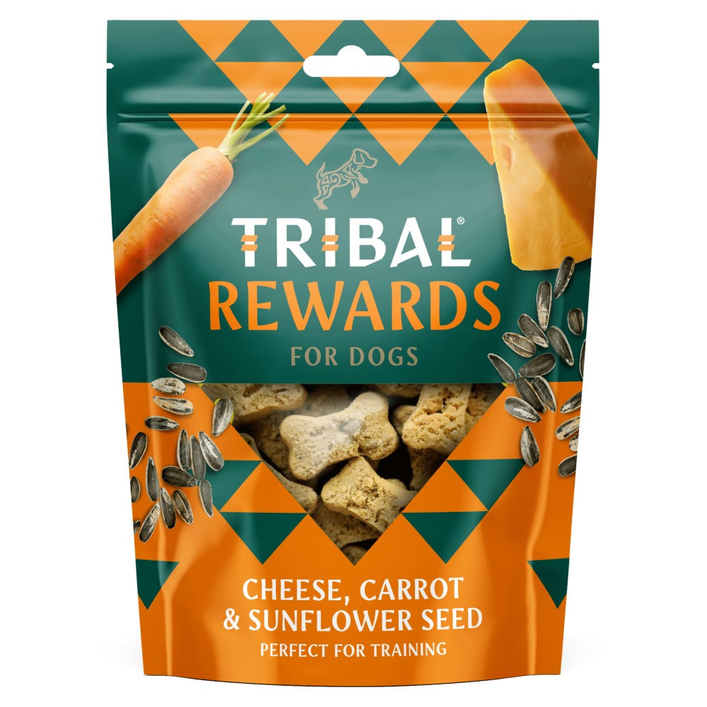 Tribal Rewards Cheese, Carrot & Sunflower Seeds Dog Treats 125g (7864751816946)
