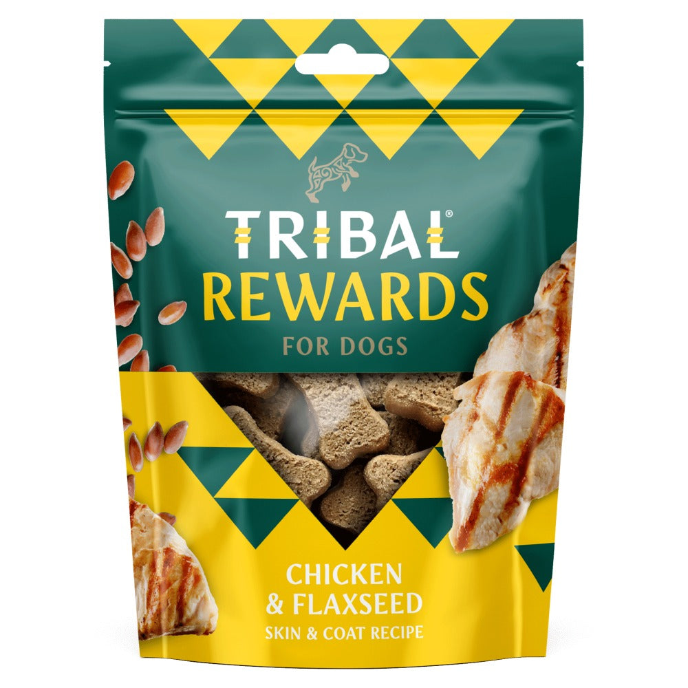 Tribal Rewards Chicken & Flaxseed Dog Treats 125g (7864751325426)