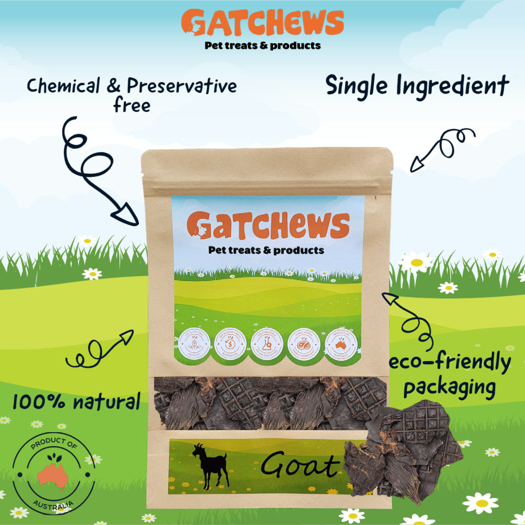 Gatchews Goat Liver Dog & Cat Treats 100g (6610059821217)