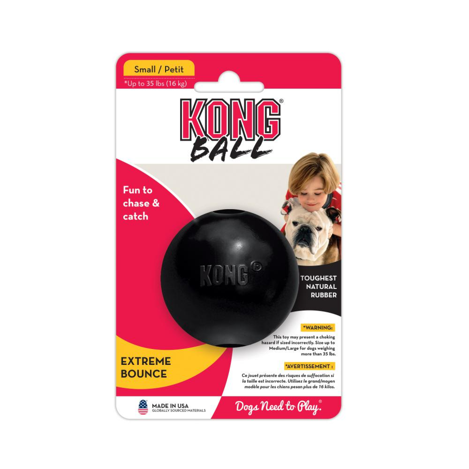 KONG Extreme Rubber Ball Dog Toy (7751983399154)