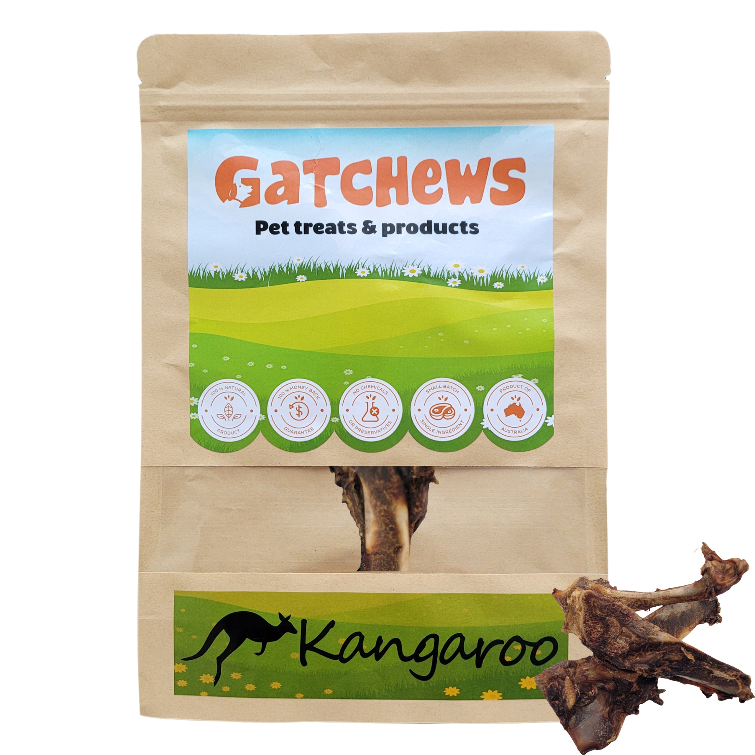 Happy Town Pets Kangaroo cleanser chews & treats package (6608051208353)