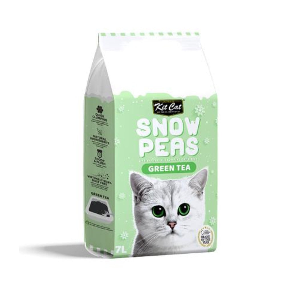Kit Cat Snow Peas Cat Litter - Green Tea (6847148621985)