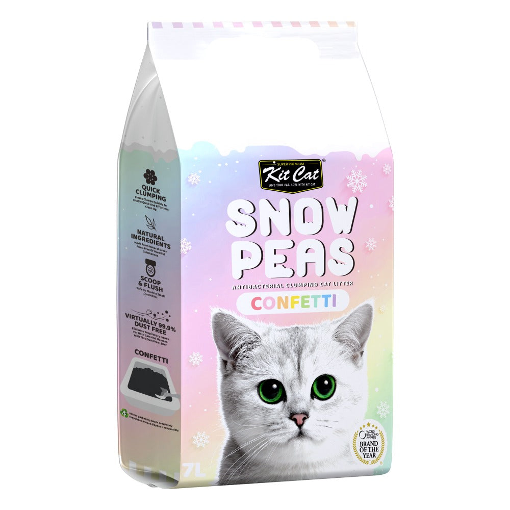 Kit Cat Snow Peas Cat Litter - Confetti (6968432984225)