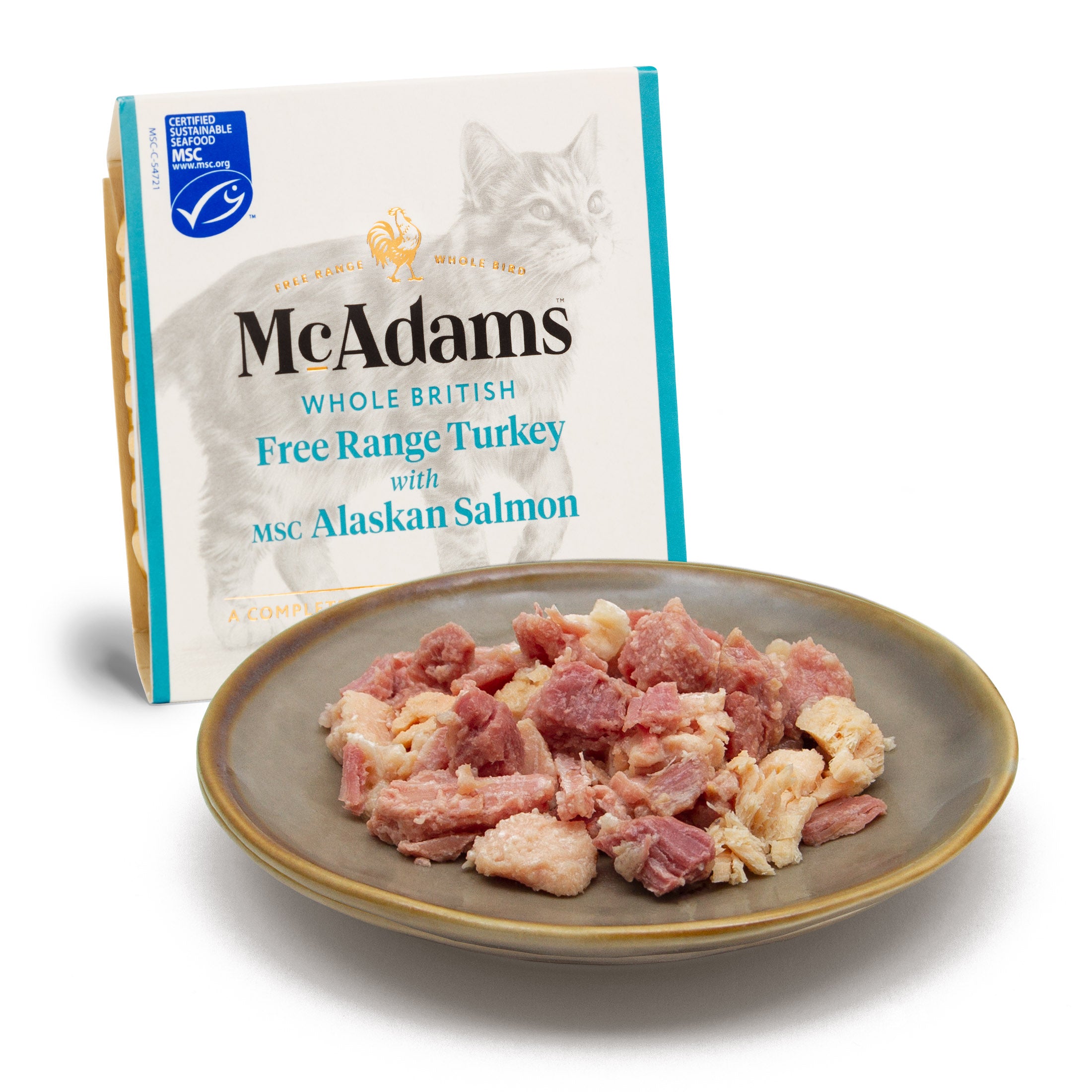 McAdams Free Range Turkey & Salmon Wet Cat Food 100g (7542249423090)