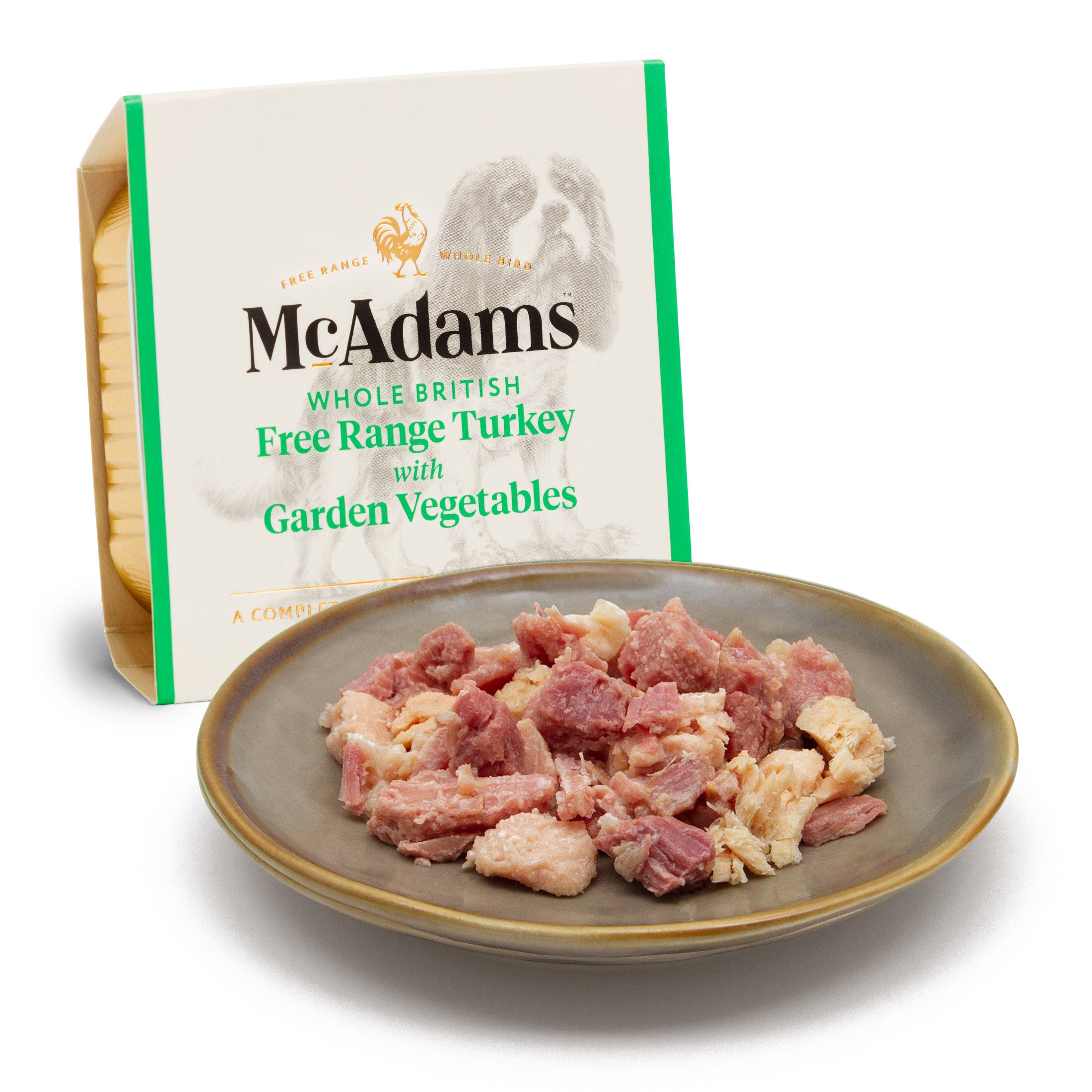 McAdams Free Range Turkey with Garden Vegetables Wet Dog Food 150g (7542208495858)