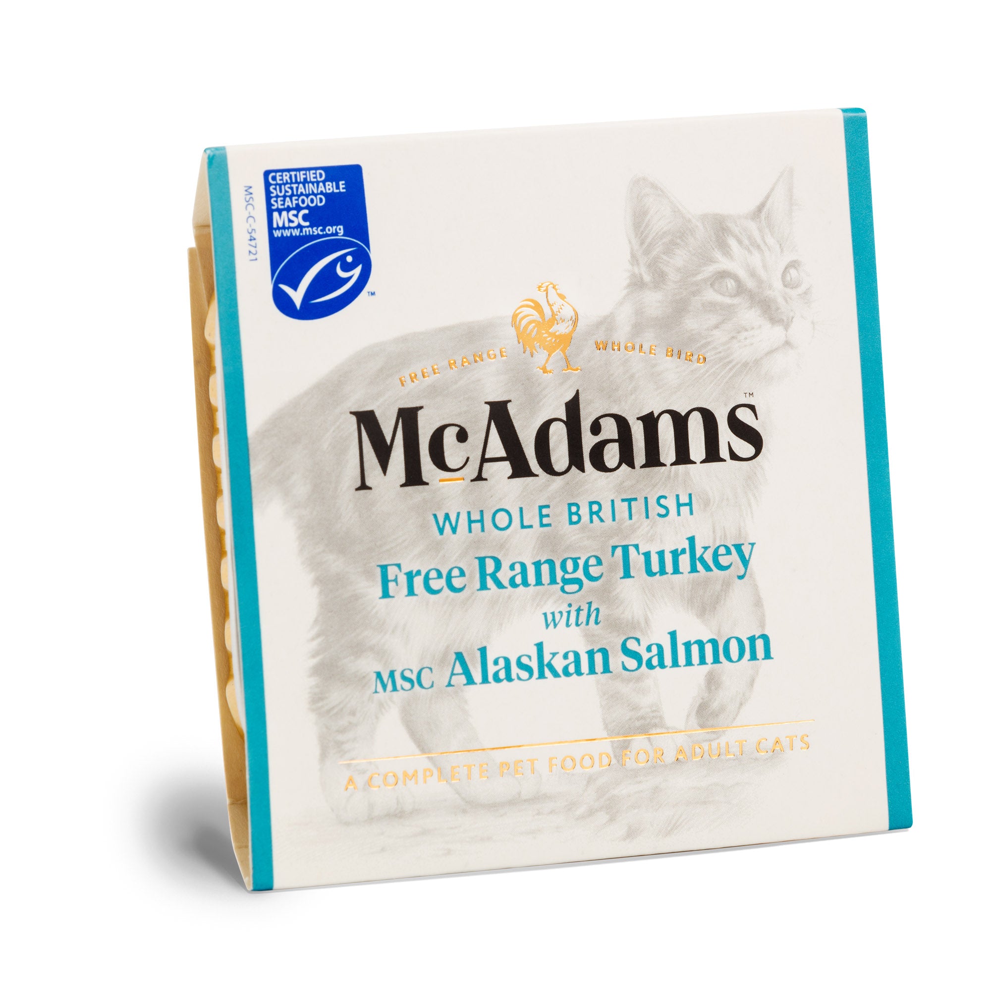 McAdams Free Range Turkey & Salmon Wet Cat Food 100g (7542249423090)