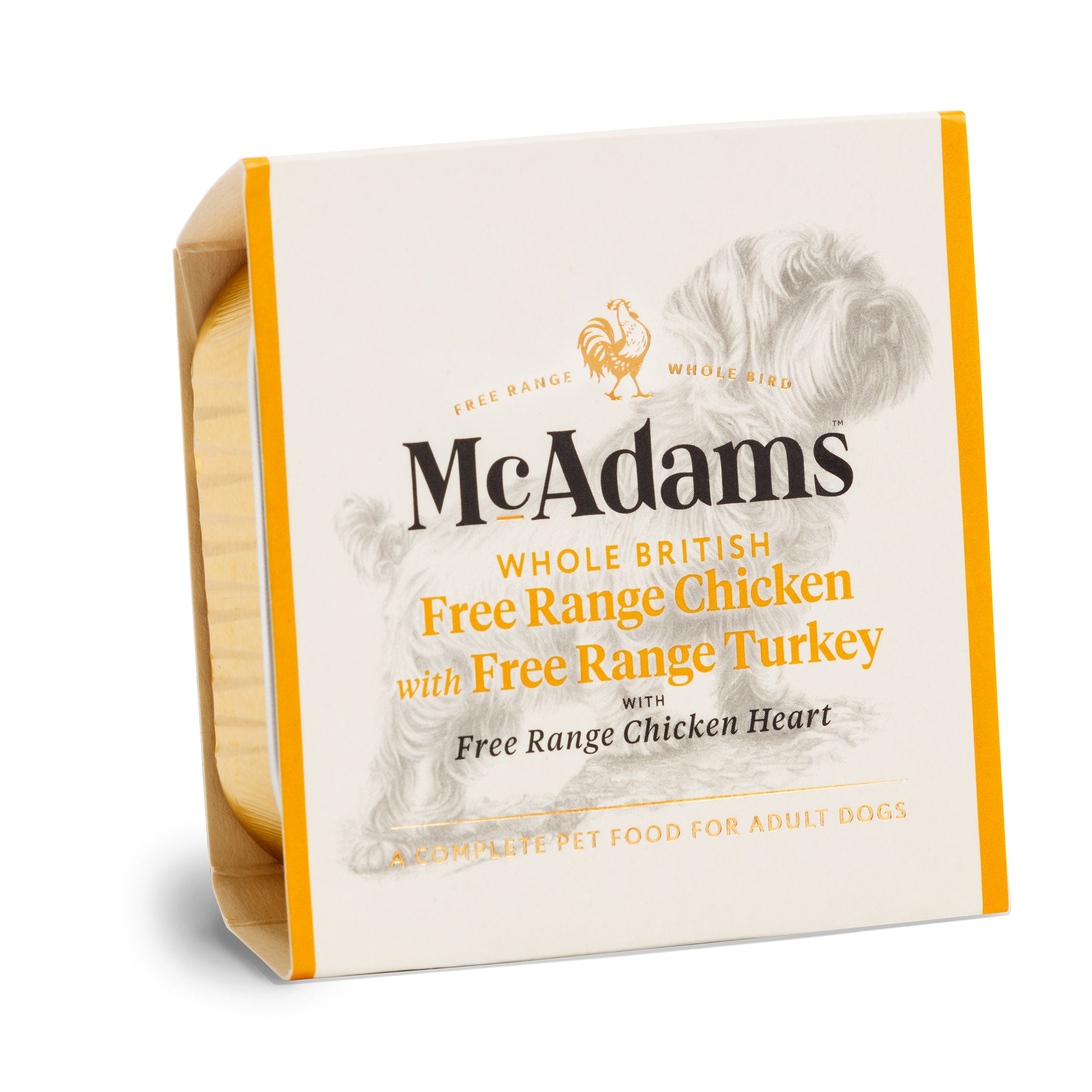 McAdams Free Range Chicken with Turkey & Heart Wet Dog Food 150g (7557549687026)