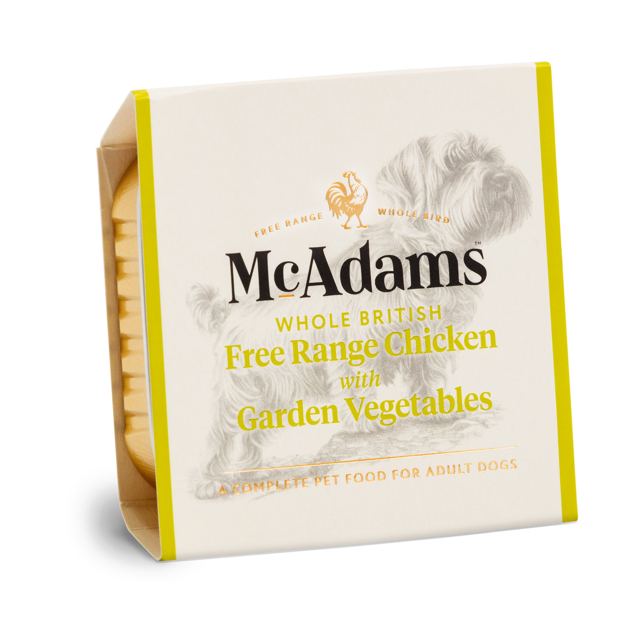 McAdams Free Range Chicken with Garden Vegetables Wet Dog Food 150g (7557547983090)