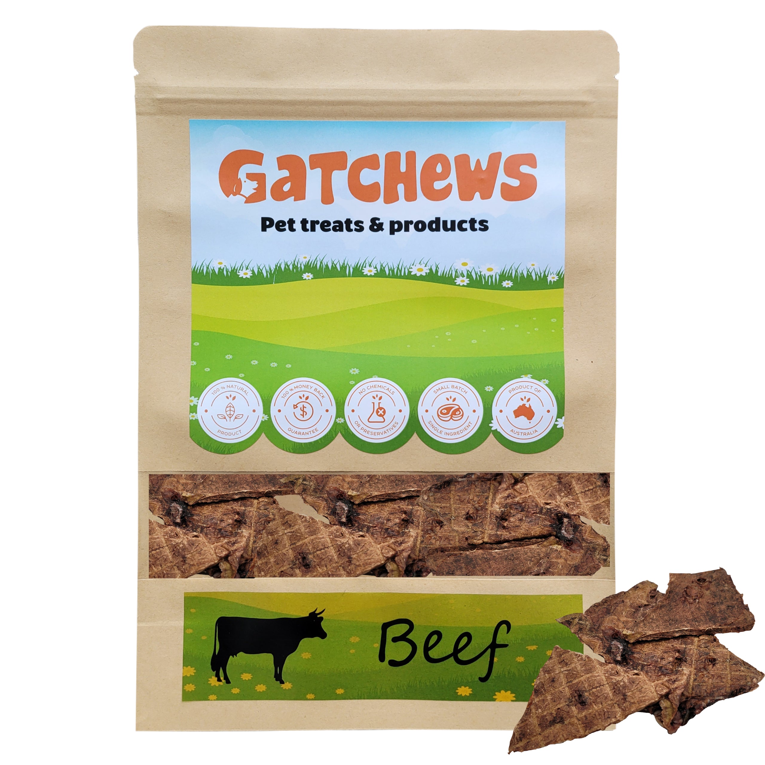Gatchews Beef Lung Crisp Chews & Treat (6610013126817)