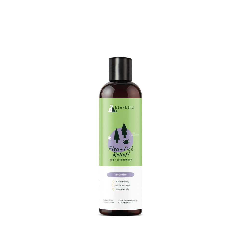 Natural Flea & Tick Protection Shampoo for Cats & Dogs - Lavender (6855607713953)