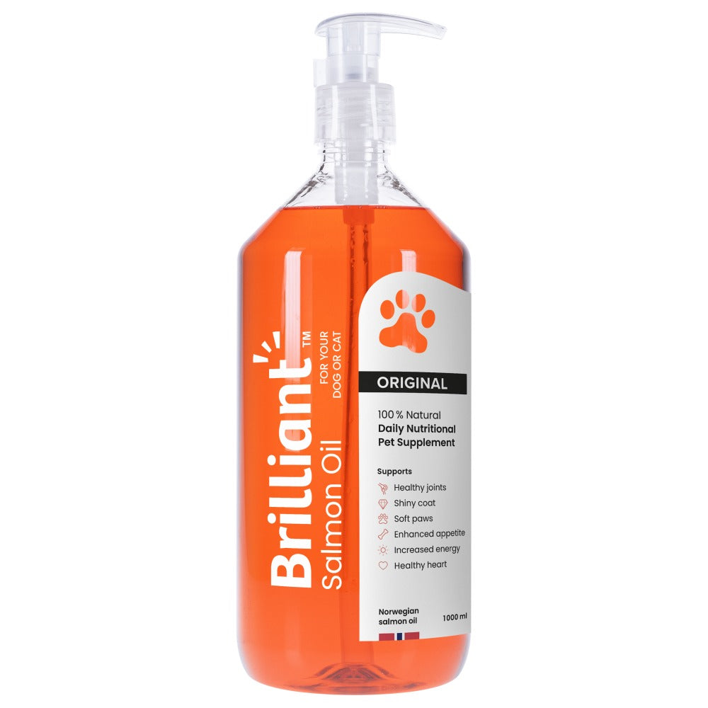 Brilliant Salmon Oil for Dogs, Cats & Puppies (7683169976562)