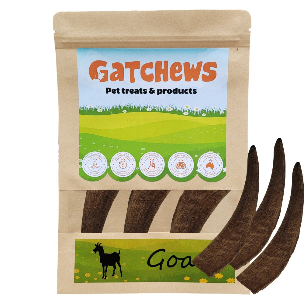 Gatchews Goat Horn - Natural Chews & Treat (6663718797473)