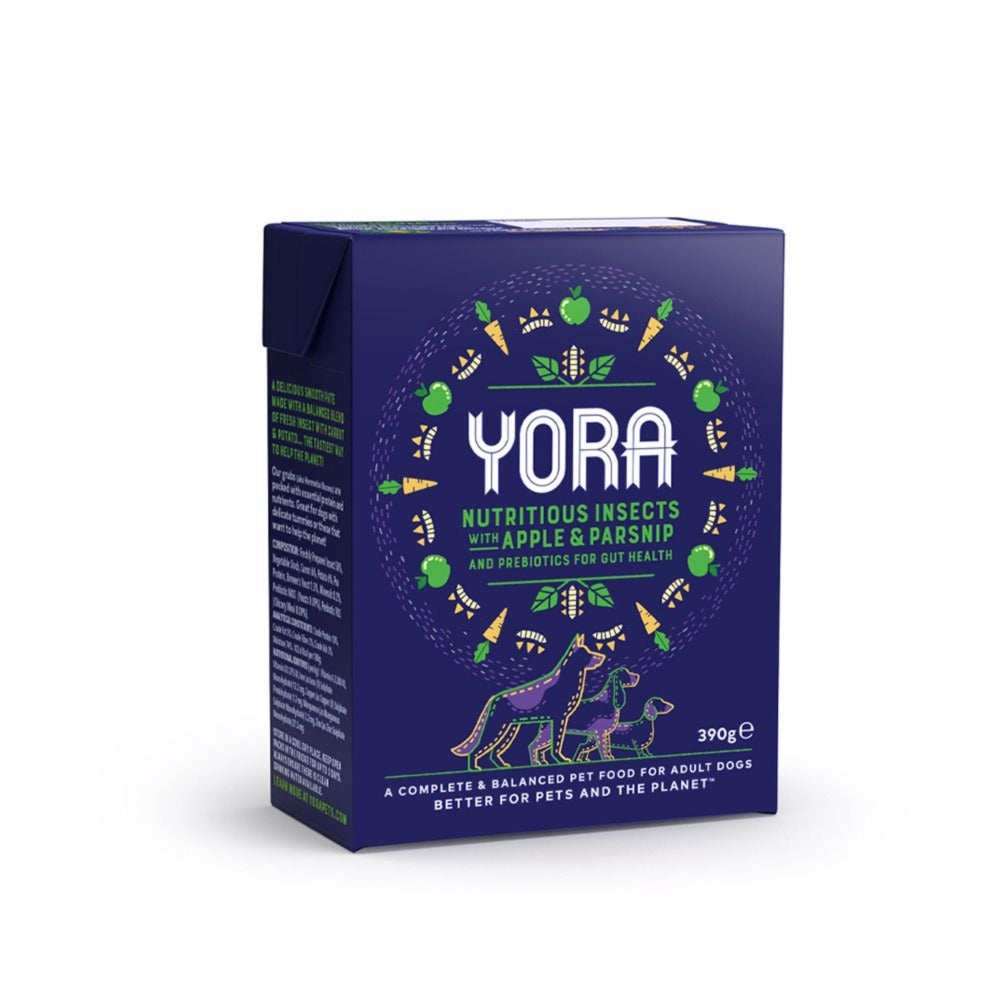 Yora Pâté Parsnip & Apple For Dogs Insect Based Wet Dog Food (7847485964530)