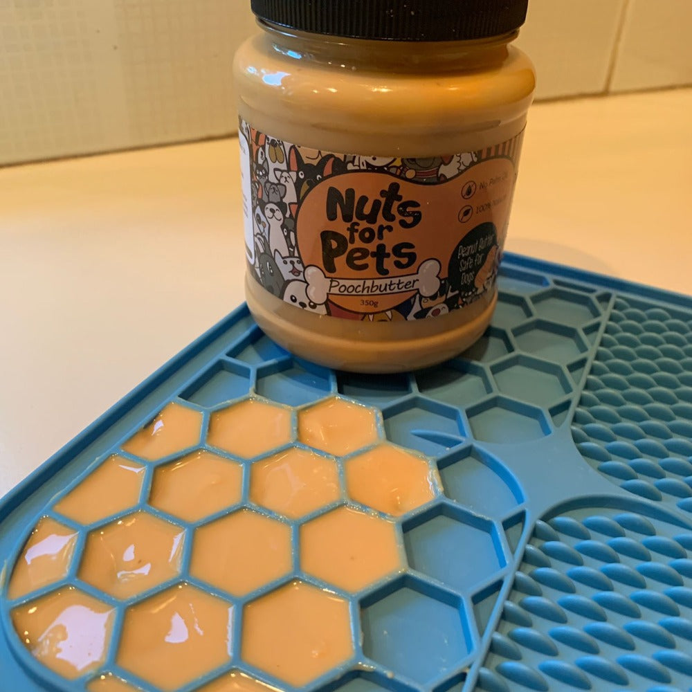 Gatchews Lick mat with Nuts for Pets peanut butter (7599054717170)