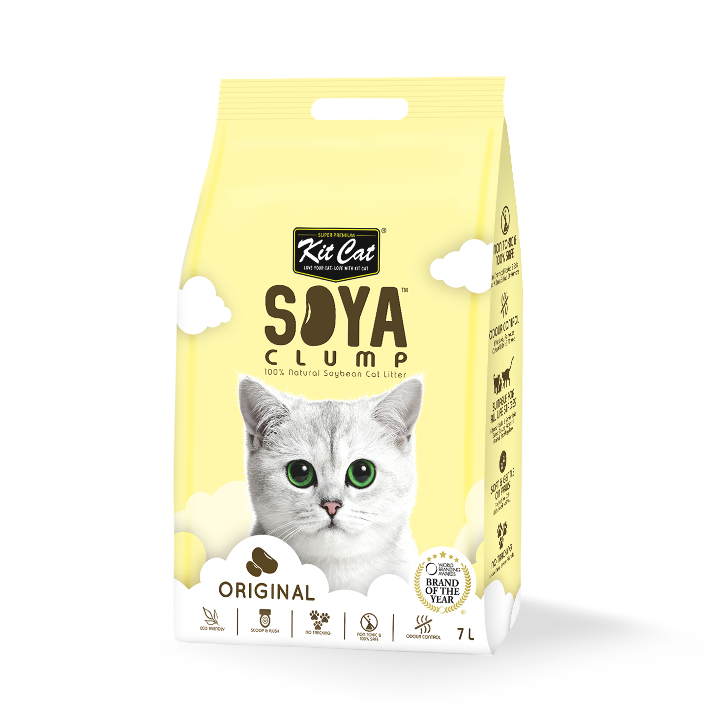 Kit Cat Soya Cat Litter - Original (7087350874273)