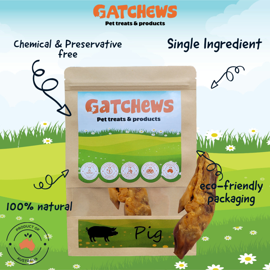 Gatchews Pork Trotter Halves Dog Treats (6610083938465)