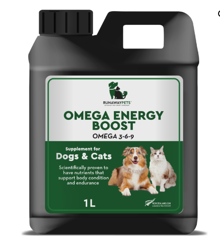 Runaway Pets Omega Boost Supplements for Dogs & Cats (7885925908722)