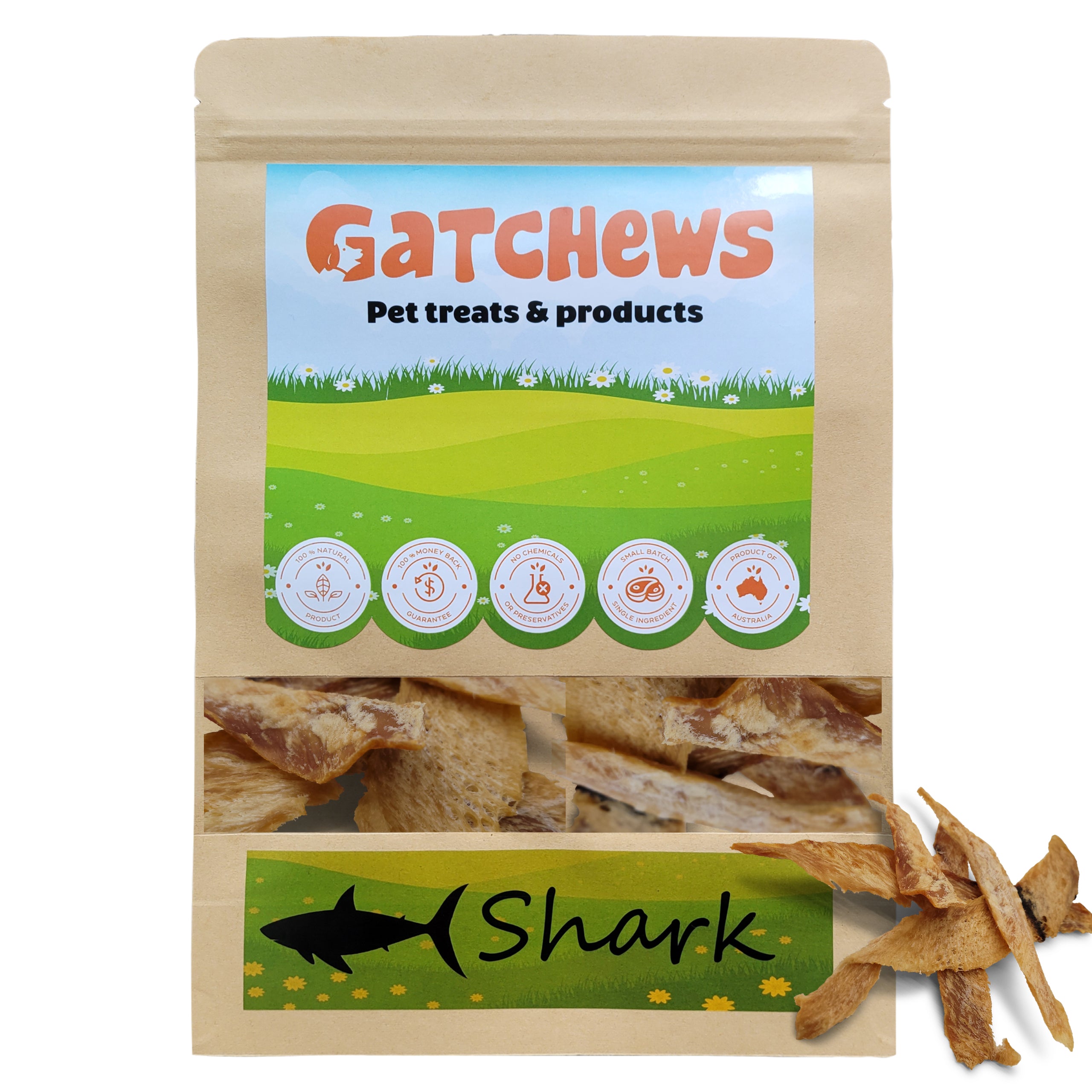 Happy Town Pets Shark jerky chews & treats package (6567842087073)