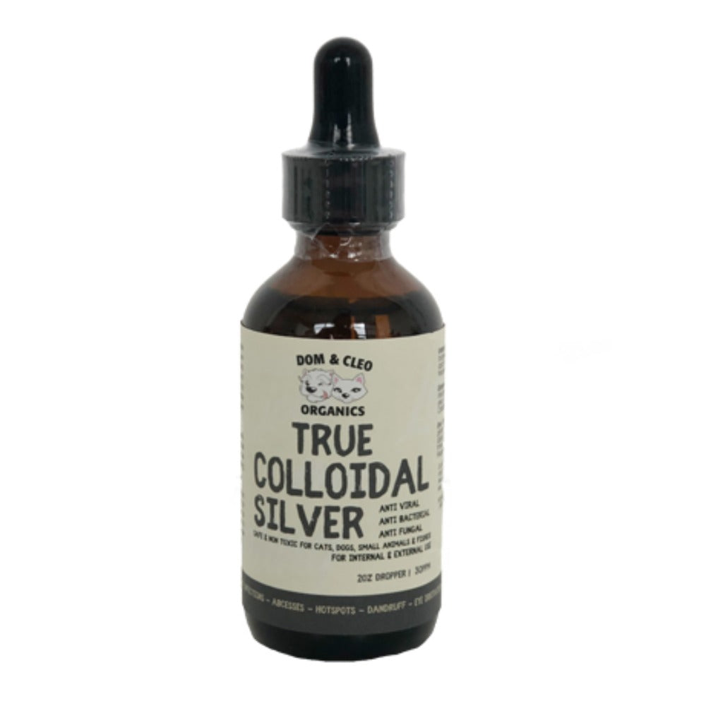Dom & Cleo Colloidal Silver Dropper For Dogs & Cats 59ml (7432409776370)