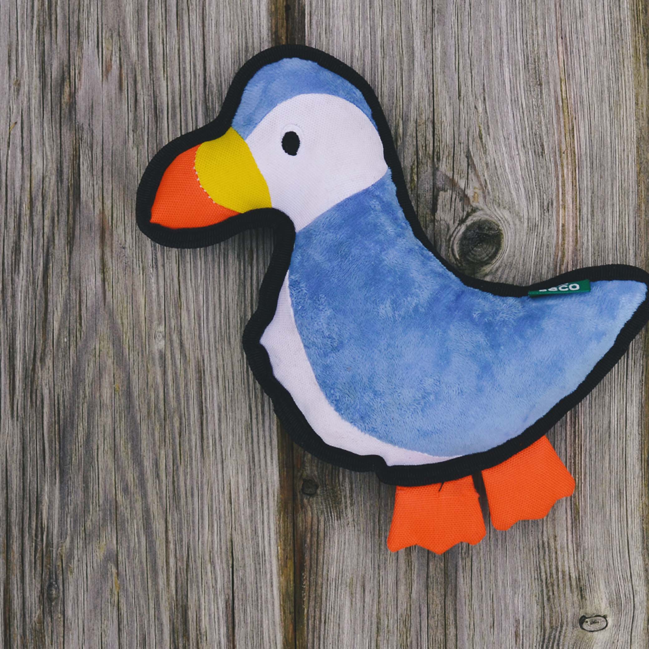 Rough & Tough Recycled Plastic Puffin Dog Toy (7461402509554)