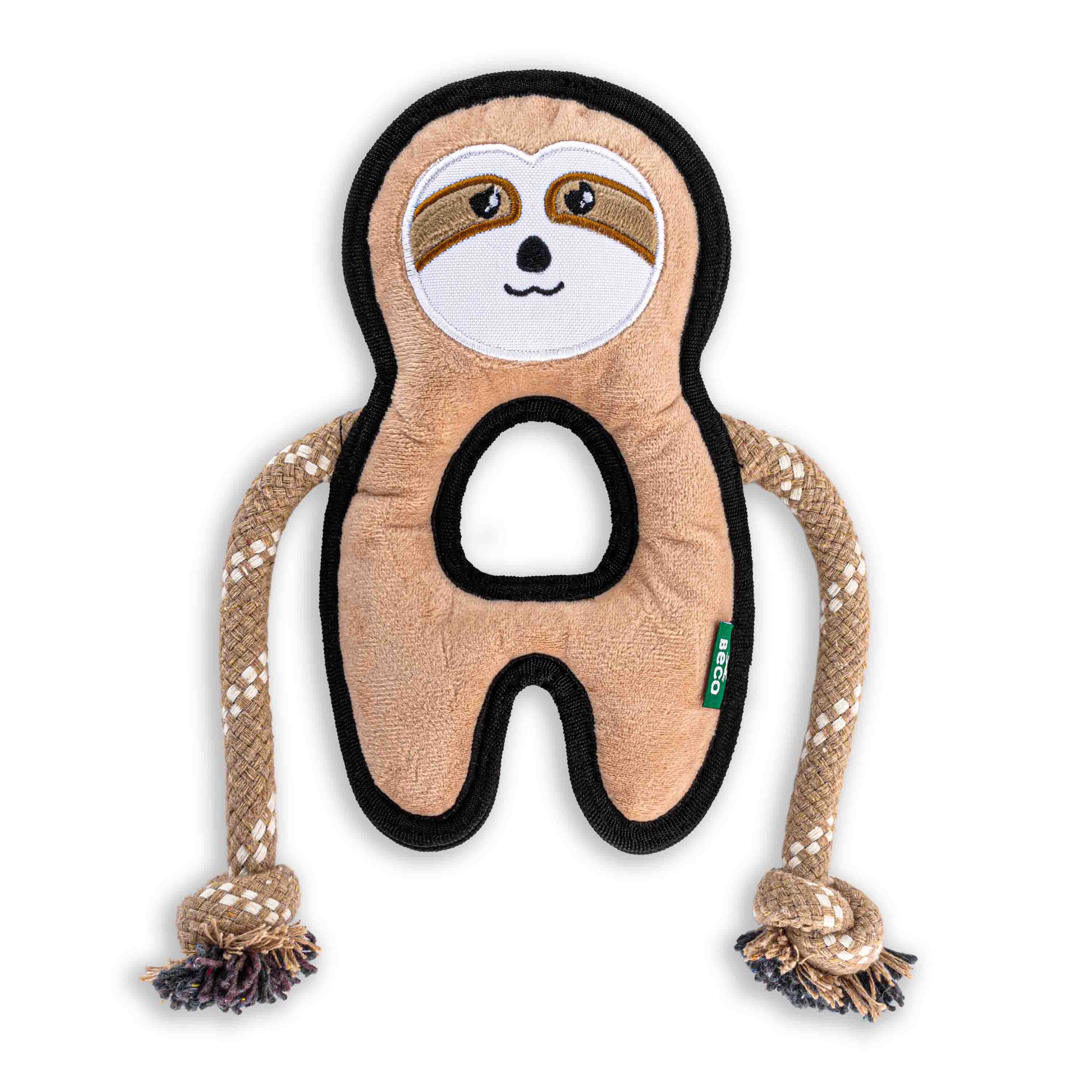 Rough & Tough Recycled Plastic Sloth Dog Toy (7868565520626)