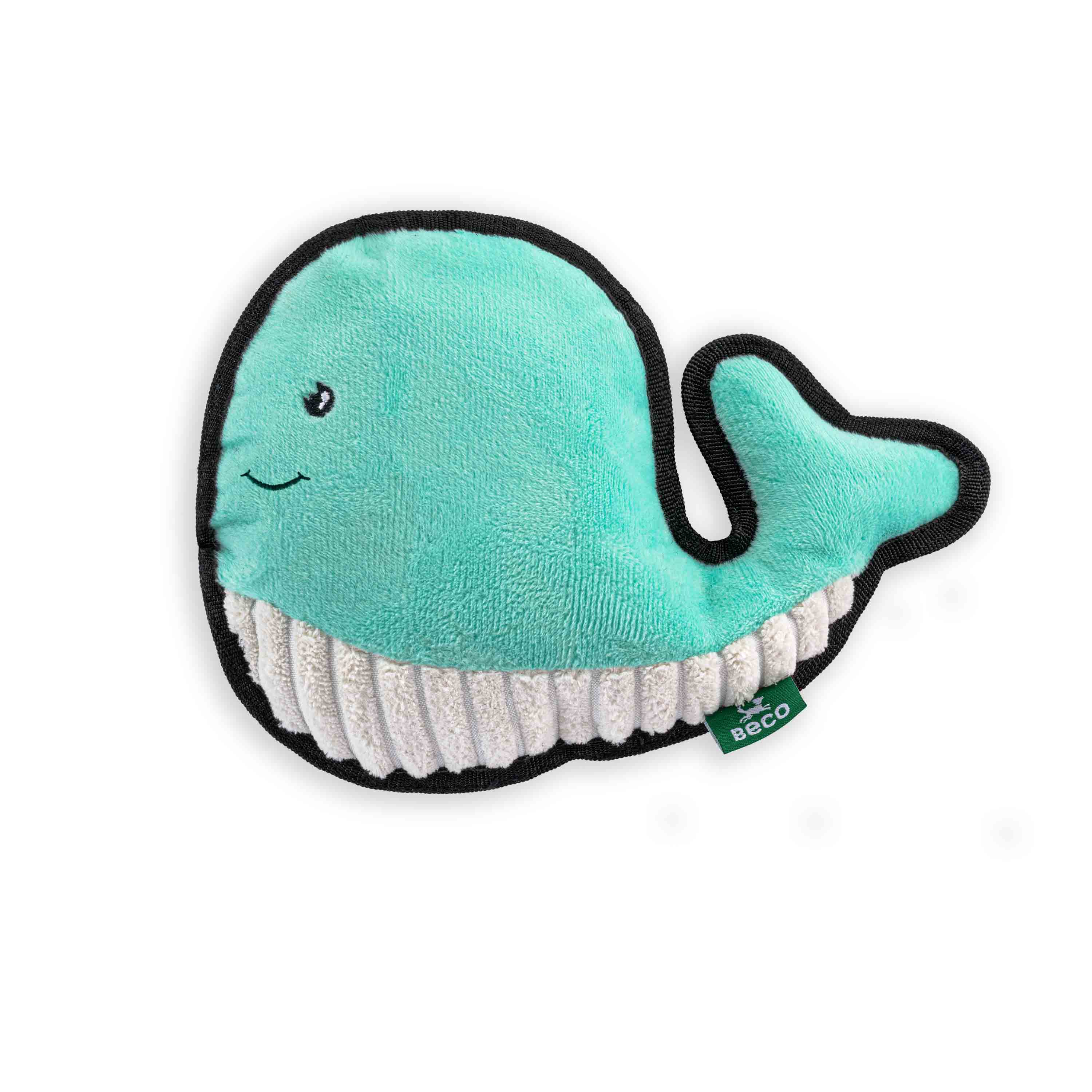 Rough & Tough Recycled Plastic Whale Dog Toy (7868565946610)
