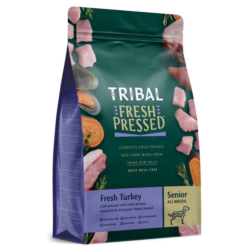 Tribal Fresh Pressed™  Turkey Senior - Light Dog Food (7864736579826)