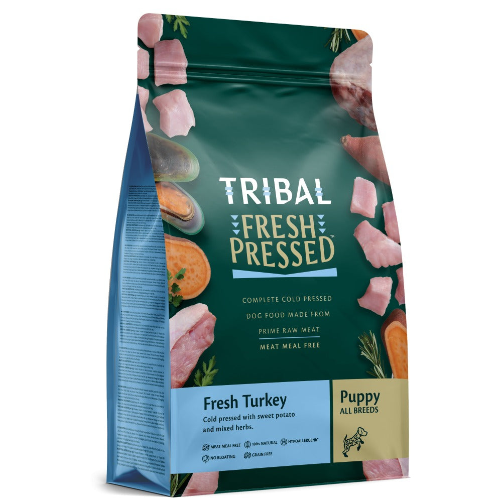Tribal Fresh Pressed™  Turkey Puppy Complete Dog Food (7864721277170)