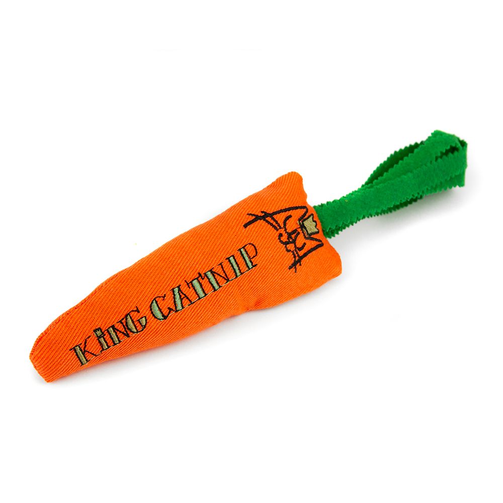 King Catnip Carrot Cat Nip toy for Cats (7568587161842)