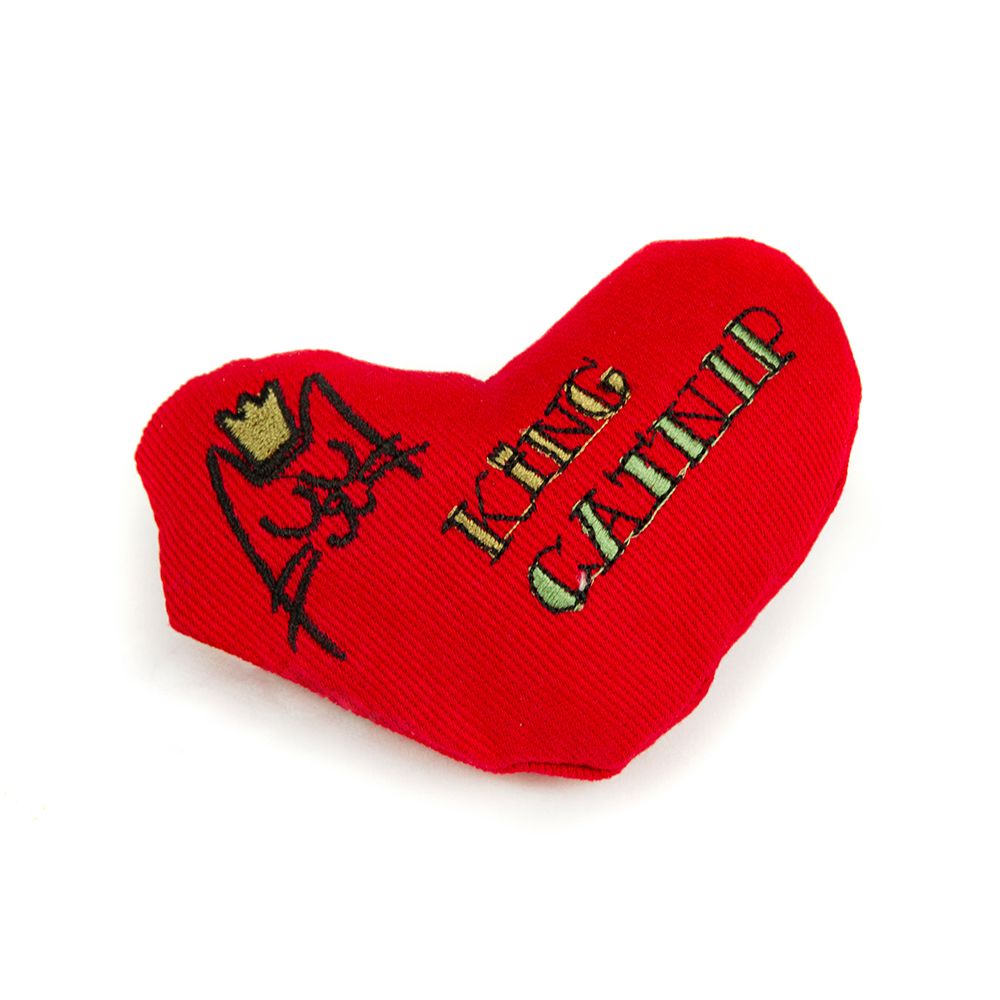 King Catnip Heart Cat Nip toy for Cats (7568578806002)