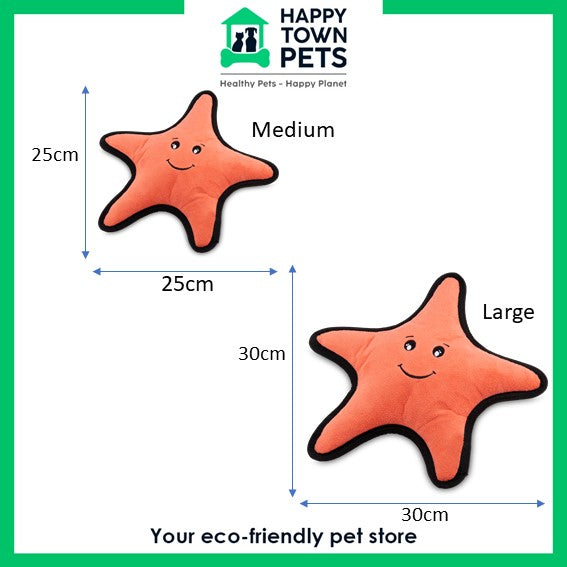 Rough & Tough Recycled Plastic Starfish Dog Toy (6869489877153)