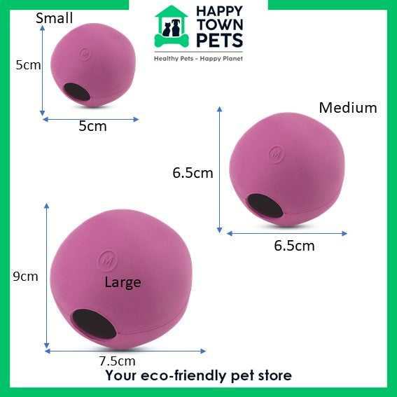 Natural Rubber Ball Dog Toy (6869440299169)
